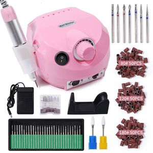 Nail Manicure Set 35000rpm professional nail drill used for nail processing lathe gel drill polishing machine cutting machine electric document sander 231107