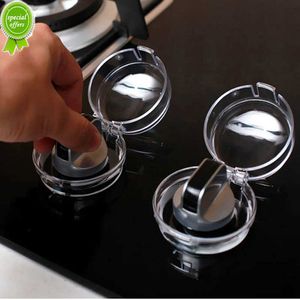 Child Safety Gas Stove Knob Covers, 1-4 Piece Set, Oven Control Switch Guards, Clear Protective Housing