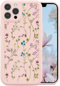Tasarımcı Telefon Kılıfı Taze Çiçek Vine İPhone 13 14 15 Pro Max Telefon Kılıfı Yüksek Şeffaflık Yumuşak Kılıf Su geçirmez 3LNL1