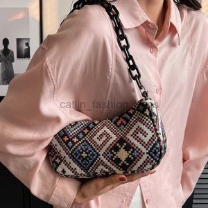 Sacos de ombro Saco de compras feminino pequeno corrente grossa hippie fruta butty pato mangas de engenharia ombro bagcatlin_fashion_bags