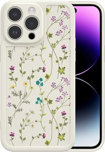 Дизайнерский чехол для телефона Fresh Flower Vine для Iphone 13 14 15 Pro max чехол для телефона Высокопрозрачный мягкий чехол Водонепроницаемый 1VNYE