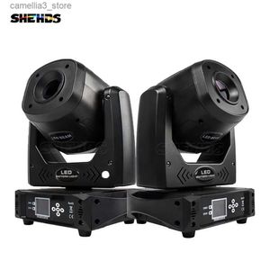 Moving Head Lights Cheapest Price 2Pcs 100W LED Spot Moving Head Lighting 7 Dynamic 6 Pattern For Discos DJ Theater Concert Effect Christmas Lights Q231107