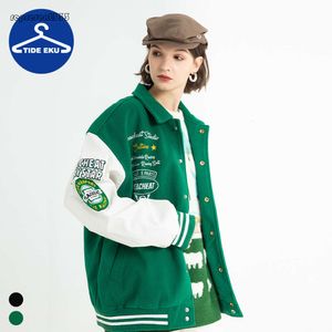 Monclair North The Face Jacke Paar trendige Handtuch bestickte Baseball lose China-Chic Herrenjacke