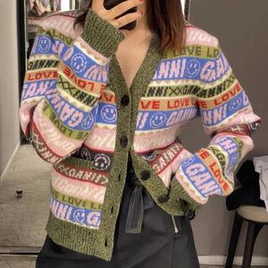 Jaquetas femininas de alta qualidade lã luxo camisola feminina coreia inverno rua malha colete designer roupas femininas 231107