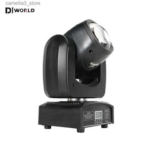 Moving Head Lights 100W Mini LED Beam Moving Head Light RGBW 4in1 DMX 512 Stage Lighting Effect for DJ Night Club Bar Party Live Show Wedding Q231107