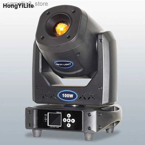 Moving Head Lights New Led 100W Spot Moving Head Lighting Professional DJ Disco Party Ночной клуб Бар Свадьба по DMX512 Control Высокое качество Q231107