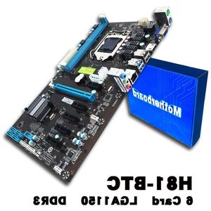 Бесплатная доставка Интерфейс процессора LGA 1150 DDR3 Плата настольного компьютера Материнская плата 2-канальная материнская плата Высокопроизводительные компьютерные аксессуары Lluil