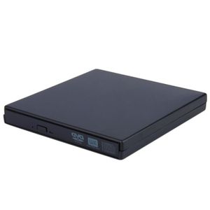 Бесплатная доставка НОВЫЙ портативный USB 20 DVD CD DVD-Rom внешний корпус тонкий для ноутбука черный корпус внешнего жесткого диска Fbkpj