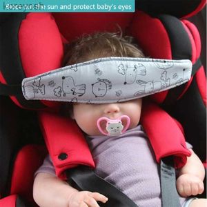 Pillows Car Seat Head Support for Kids Toddler Baby Carseat Neck Support Sleep Headrest Head Strap Child Cartoon EyeshadeL231107