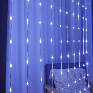 Strings 3m/4m/6m LED Curtain Garland Fairy Lights Festoon With Remote Year Christmas Decoration Party Wedding