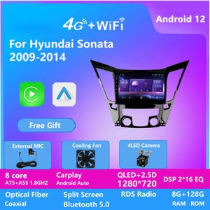 10-дюймовый автомобиль Android DVD-плеер видео для Hyundai Sonata 8 YF 2010-2015 IPS Wi-Fi BT GPS Навигационное радио DSP