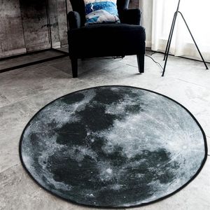 Halılar Nordic Trend Yuvarlak Süet Halı Oturma Odası Yatak Odası Mat Gezegen Dünya Ay Hal Ham Banyo Moda 60/10/100/120/150cmmcarpets