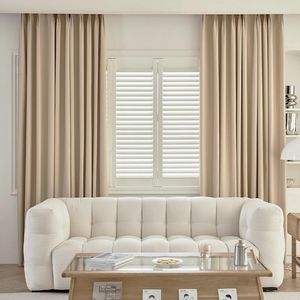 Perde yatak odası için modern karartma bej renkli kız curtians oturma odası pencere tedavisi perdeler yüksek gölgeleme 85% özel