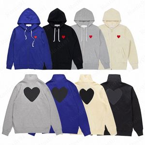 Oyun İşlemeli Kadınlar Red Heart Commes Ceket Hoodie Göz Popüler Marka Yıldızı Aynı Pamuklu Büyük Konu Bowling Sport Pullover Des Badge Garcons U2cy#