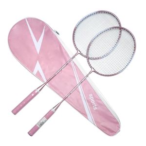 Badminton raketleri 2pcs badminton raketleri taşıma ile profesyonel