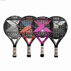 Теннисные ракетки Теннисная ракетка Padel из углеродного волокна 3K с EVA SOFT Mory Padd High Balance Power Surface для мужчин и женщин Аксессуары для тренировок Q231109