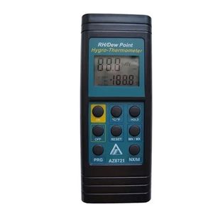 AZ8721 Sıcaklık Test Cihazı Nem Higro-Termometre Termometre Higrometre Endüstriyel Prob Alarmı 0.1 RH