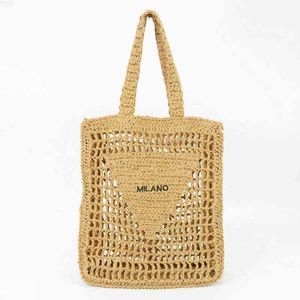 Lüks çanta tasarımcısı markalar içi boş mektuplar rafya saman tote moda kağıt dokuma kadınlar omuz çantaları yaz plaj çanta56