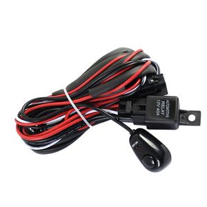 Lighting System Other Motorcycle Fog Lights Wire Switch Harness Motorbike Headlight Spotlights Cable 12V 40A Relay Kit For ATV Car Led Work