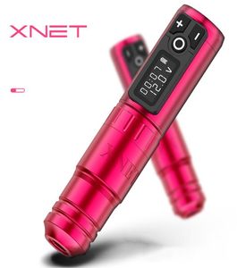 XNET Aspiration Беспроводная зарядка с литиевой батареей Ручка для татуировки Перезаряжаемая художественная машина5149980