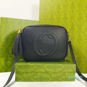 Горячие роскошные дизайнерские сумки с кисточками, женская кожаная сумка Soho Disco, сумка через плечо с бахромой, дизайнерский кошелек через плечо
