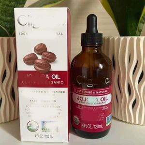 CliGanics Organik Argan Yağı Jojoba Yağı Cliga Nic Yüz Cilt Doğal Soğuk Preslenmiş Yağ 120ml DHL