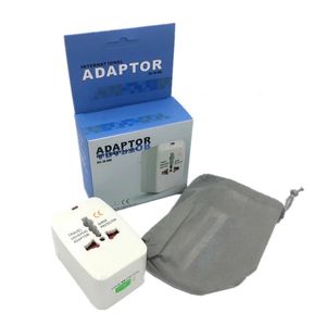 Зарядные устройства All-in-One Универсальный международный адаптер World Travel AC Power Charger Socket Adapter с вилкой конвертера US UK EU AU