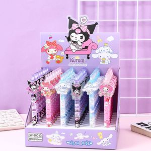 Press Style Creative Cute Kuromi Pen Black 0,5 Гелевые ручки Ins Girl Kids Рождественские подарки Канцелярские принадлежности Подпись Ручка на водной основе 2967