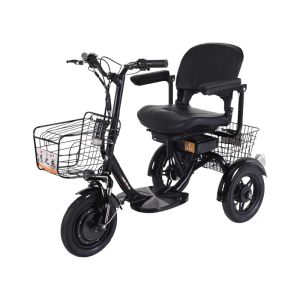 Bike triciclo elettrica da 12 pollici per disabili/anziani a 3 ruote biciclette elettriche 300W 48 V Scooter mobilità elettrica