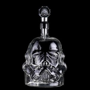 Bar Tools Wine Glass Set Storm Trooper Helmet Whiskey Decanter Whiskey Glass Cup Wine Glasses Accessories Creative Men Gift 231107