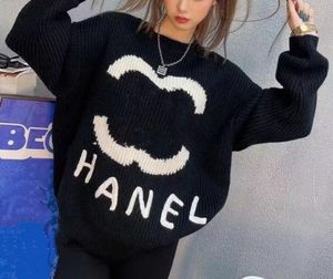 Tasarımcı Gelişmiş Versiyon Kadın Sweaters Fransa Modaya Giyim Mektubu Grafik Nakış Yuvarlak Boyun Kanal Hoodie Lüks Markalar Sweater Tees S-XL