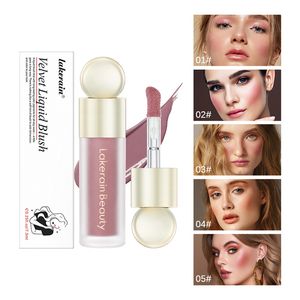 Pigmento de blush líquido Pigmmento duradouro contorno de líquido natural para maquiagem de blush de pêssego com creme de pêssego de pêssego