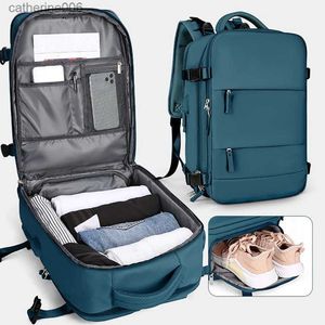 Zaini Zaino da viaggio grande da donna Zaino da viaggio per laptop da 17 pollici USB Aereo Borsa a tracolla da lavoro per ragazze Zaino in nylon per studenti XA370CL231108