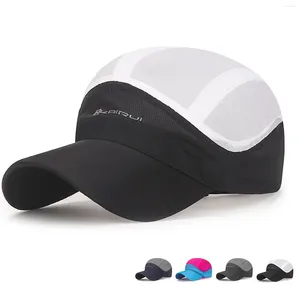 Top kapaklar erkek kadın yaz mektubu baskı örgü beyzbol şapkası erkek kadın fitness hızlı kuruyan ter ayarlanabilir snapback şapka casquette kpop