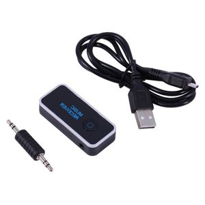 Freeshipping Bluetooth Receiver 35mm Streaming Home Car A2DP AUX Audio Wireless Music Receiver Adapter for Car Speaker Headphone Cbapq