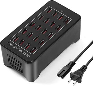 2023 USB Hub 10 15 20 25 30 Порты Высококачественный порт параллельно USB -зарядной станции для многократного использования