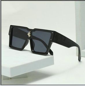 Lüks Tasarımcı polarize Güneş Gözlüğü Erkekler Vintage kare Mat malzeme Mektup baskı lens gözlük Açık Anti-Ultraviyole 6007 ko