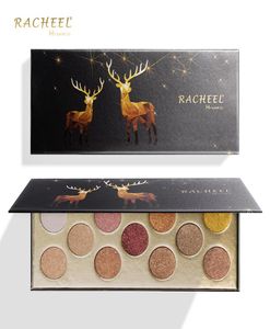 Новые 11 цветов Stars Elk Wet Soft Палитра теней для век Shimmer Matte Eye Shadow Mud Дымчатый макияж глаз Прочные косметические инструменты6456676