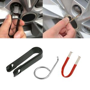 Portable Alloy Wheel Bolt Nut Cap Removal Tool with Tweezers for Audi and Volkswagen - Wheel Repair Accessory