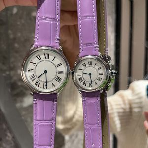 Lüks İzle Yeni Rondemust Serisi Kadınlar ve Erkekler Tasarımcı Saatleri Yüksek Kaliteli Montre De Luxe Diamond Watch 29mm İsviçre Kuvars Deri Kayış 36mm