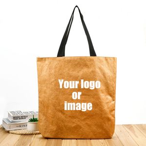 Dupont kağıt torba renkli baskı logosu su geçirmez kağıt hediye çantası vintage dupont çanta el alışveriş çantası
