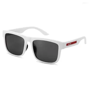 Güneş gözlükleri marka kdeam lüks erkekler kutuplaşmış 3D logo vintager tasarımcı gözlük UV400 seyahat yürüyüşü spor güneş gözlükleri ayna