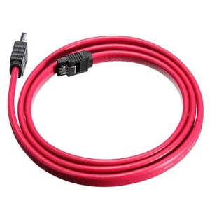 Бесплатная доставка, 10 шт., 1 м/3 фута, внешний экранированный кабель eSATA к SATA, последовательный кабель ATA, адаптер-переходник для вывода кабеля Onwkg