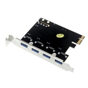 Freeshipping Hot 4 portas SuperSpeed USB 30 PCI-E PCI Express Card com conector de alimentação IDE de 4 pinos NEC upd720201 Gpcok
