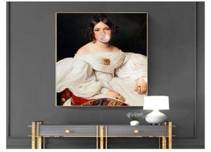 Resimler poster klasik moda sanat barok modüler resim modern oturma odası ev dekor çerçeve tuval baskılar boyama duvar9576311
