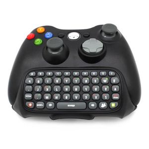 Бесплатная доставка, беспроводной контроллер, текстовая клавиатура Messenger, клавиатура для Xbox 360, игровой контроллер, черный Iknit