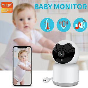 Tuka Akıllı Bebek Monitörü 1080p HD sıcaklık ve nem ile Ninni Oyun Uzaktan İki Yolu Ses Bebekleri Dadı Video Kamerası