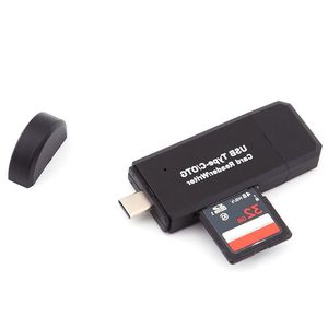 Бесплатная доставка, новый Type-C USB 20 OTG TF Micr-oS-D, комбинированный концентратор для чтения карт памяти для Macbook, компьютера, телефона Android, универсальный Slagd