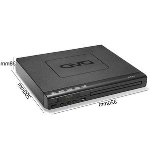 Freeshipping TV Desteği için Taşınabilir DVD oynatıcı USB bağlantı noktası kompakt çoklu bölge DVD/SVCD/CD/Disk Oyuncu Uzaktan Kumanda H WLAV'ı desteklemiyor