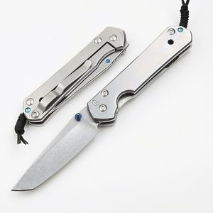 Chris Reeve Classic SeBenza 21 Маленькие ножи CR Складные ножи 5CR15Mov 58HRC Stone Wash Лезвие Tanto Ручка из нержавеющей стали EDC Карманные подарочные ножи